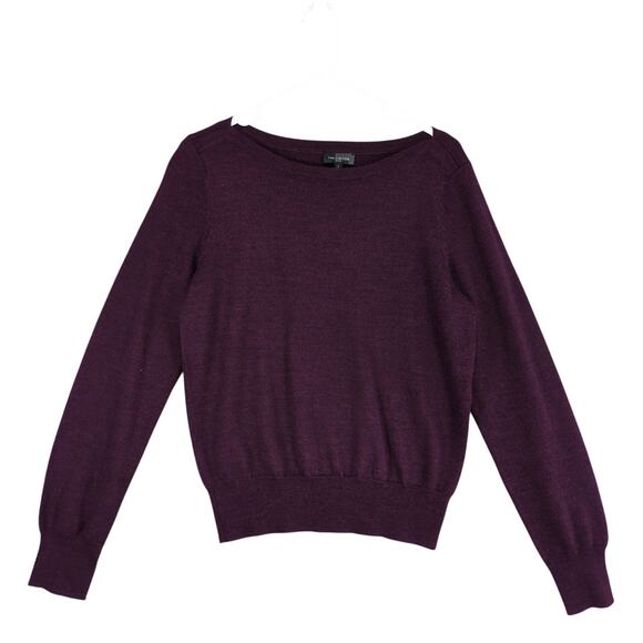The Limited Women's L Purple Knit Soft Merino Wool Blend Sweater Top Whimsigoth - Picture 1 of 6